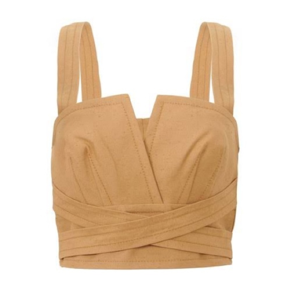 Zimmermann wrap bustier top